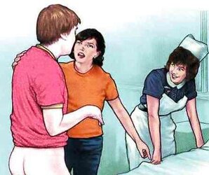 Erotic art of Barbara OToole Nymph Led Smacking
