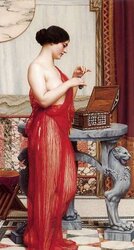 Painted Ero and Porn Art nineteen - John-William Godward