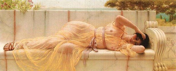 Painted Ero and Porn Art nineteen - John-William Godward
