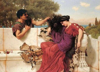 Painted Ero and Porn Art nineteen - John-William Godward
