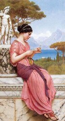 Painted Ero and Porn Art nineteen - John-William Godward