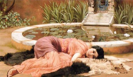 Painted Ero and Porn Art nineteen - John-William Godward