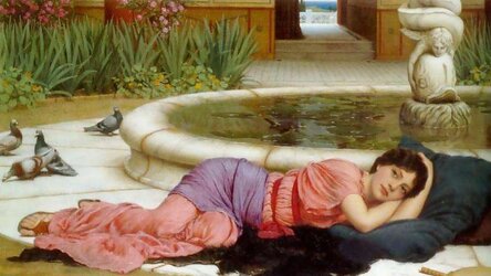Painted Ero and Porn Art nineteen - John-William Godward