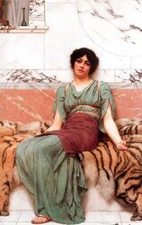 Painted Ero and Porn Art nineteen - John-William Godward