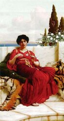 Painted Ero and Porn Art nineteen - John-William Godward