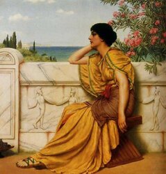 Painted Ero and Porn Art nineteen - John-William Godward