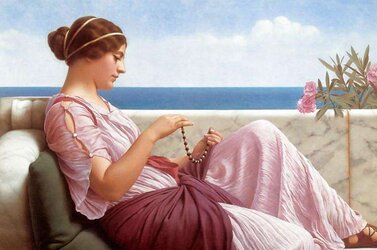 Painted Ero and Porn Art nineteen - John-William Godward
