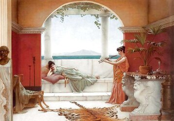 Painted Ero and Porn Art nineteen - John-William Godward