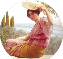 Painted Ero and Porn Art nineteen - John-William Godward