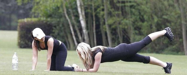 Jennifer Ellison Working Out in Liverpool