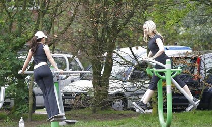 Jennifer Ellison Working Out in Liverpool