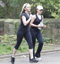 Jennifer Ellison Working Out in Liverpool