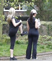 Jennifer Ellison Working Out in Liverpool