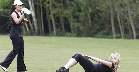 Jennifer Ellison Working Out in Liverpool