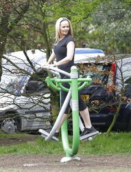 Jennifer Ellison Working Out in Liverpool