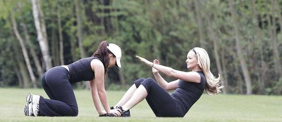 Jennifer Ellison Working Out in Liverpool