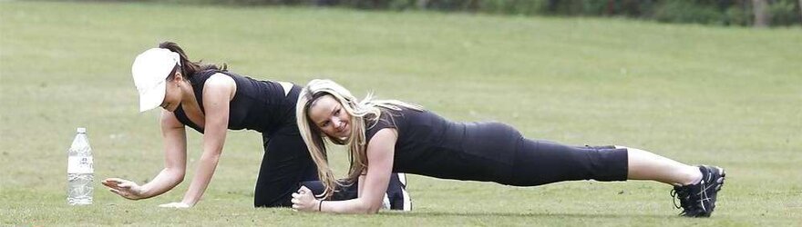 Jennifer Ellison Working Out in Liverpool