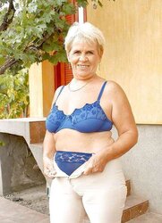 Grandma her saggy funbags five.