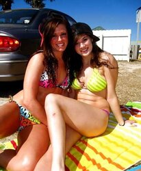 Teenagers in Swimsuits