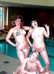 Teenagers in Swimsuits