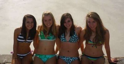 Teenagers in Swimsuits