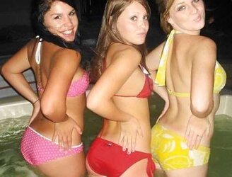 Teenagers in Swimsuits