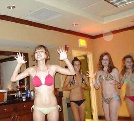 Teenagers in Swimsuits