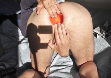 My butt-hole broad open for you large gape