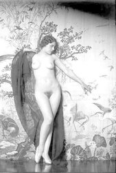 Retro dark-hued and withe