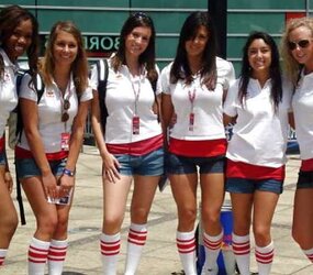 Crimson Bull Gals by TROC