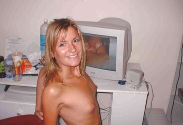 Kinky at the computer four.
