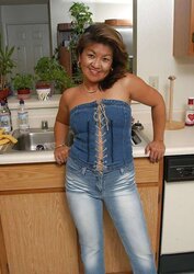 Mature gals with petite saggy titties two.