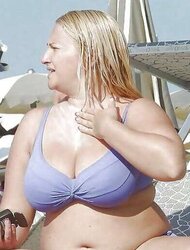 Bikini swimsuit brassiere plumper mature clothed teenager gigantic bra-stuffers