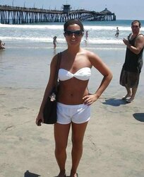 Fabulous teenager partying and bathing suit