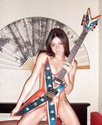 Rocker Woman Naked At Home