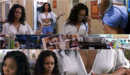 Regina Hall Glamour, Naked, Caps