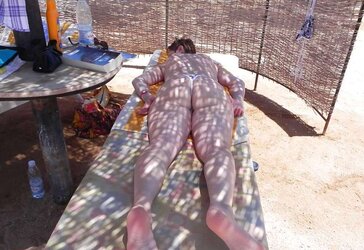 Elke am strand, urlaub