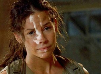 Evangeline Lilly Facial Cumshot