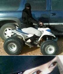 Motorcycles hijab niqab jilba arab turbanli tudung paki