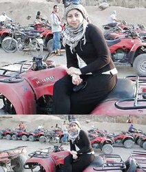 Motorcycles hijab niqab jilba arab turbanli tudung paki