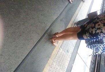 Beautiful soles in public