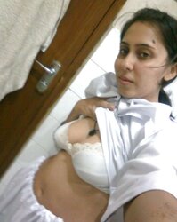 Indian fledgling disrobes