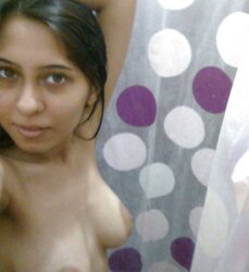 Indian fledgling disrobes