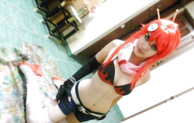 Teenager cosplay