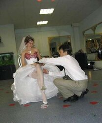 Bride Upskirt