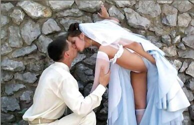 Bride Upskirt