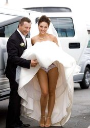 Bride Upskirt