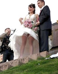 Bride Upskirt