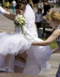 Bride Upskirt