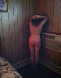 Various Photos of her smacked backside